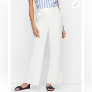 NWT Wide Leg Linen Sailor Pants